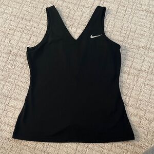 Nike Women's Black V-Neck Tank Top
